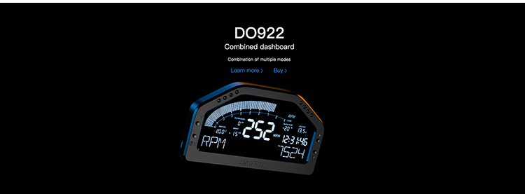 Do922 race car dashboard