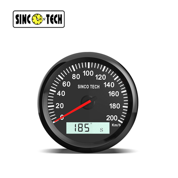 Sinco Tech 80mm GPS Speed Gauge 12V/24V Vehicle Do917 Tachometer