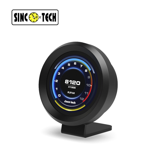 Sinco Tech Do912 GPS Lap Timer GPS Compass Roll Pitch Rally Gauge Speedometer
